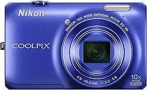 Nikon 26302 COOLPIX S6300 16MP 10x Zoom Camera (Blue) — main product image