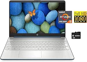 HP H R5 blue 15.6" FHD Laptop Ryzen 5 32GB 1TB SSD