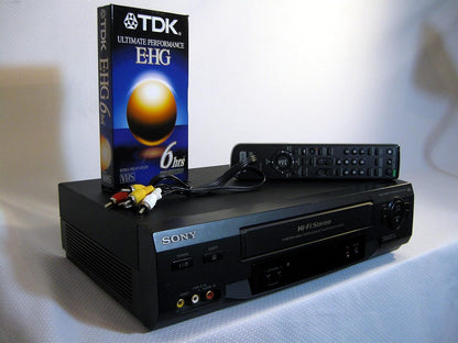 Sony SLV-N51 4-Head Hi-Fi VCR Renewed