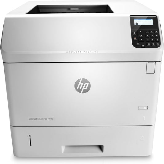 HP M605N E6B70A LaserJet Enterprise Laser Printer (Renewed)