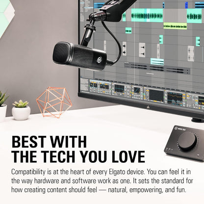 Elgato Wave DX Dynamic XLR Microphone for Streaming