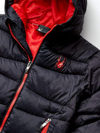 Spyder 2570H66021-46-PC Boys' Water Resistant Hooded Puffer Jacket