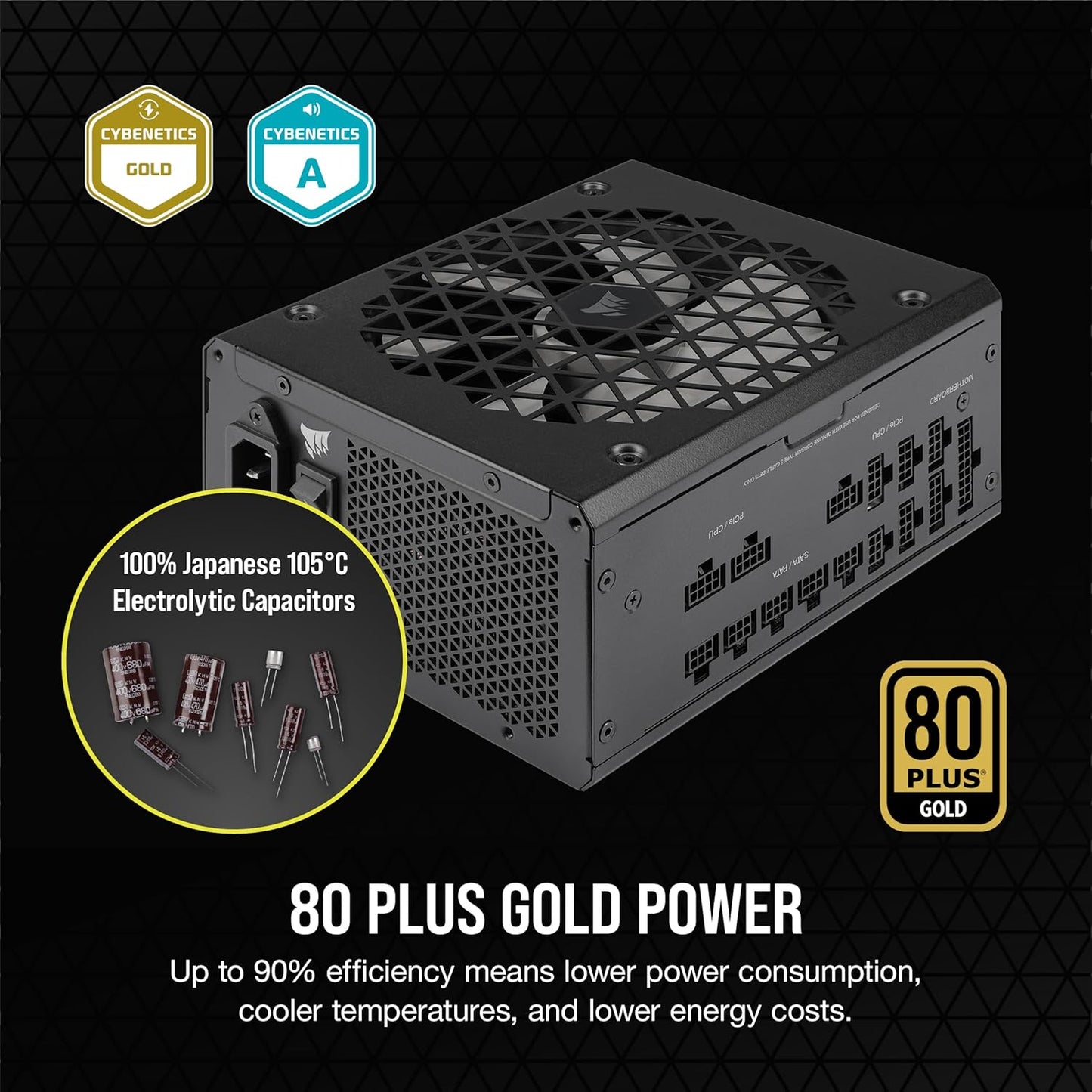 Corsair CP-9020253-NA RM1000x SHIFT 80+ Gold Modular PSU