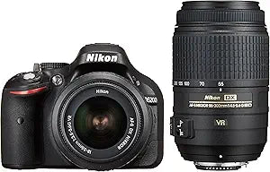 Nikon D5200WZ(BK) Digital SLR Camera Double Zoom Kit — main product image