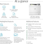 HP M554 Color LaserJet Enterprise Duplex Printer Renewed
