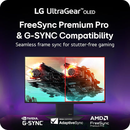 LG 27GX790A-B 27" 480Hz OLED Ultragear Gaming Monitor