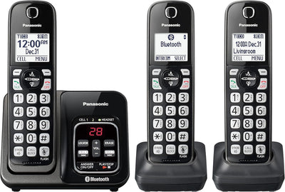 Panasonic KX-TGD663M Cordless Phone 3 Handsets Bluetooth