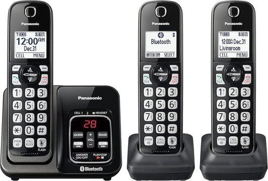 Panasonic KX-TGD663M Cordless Phone 3 Handsets Bluetooth