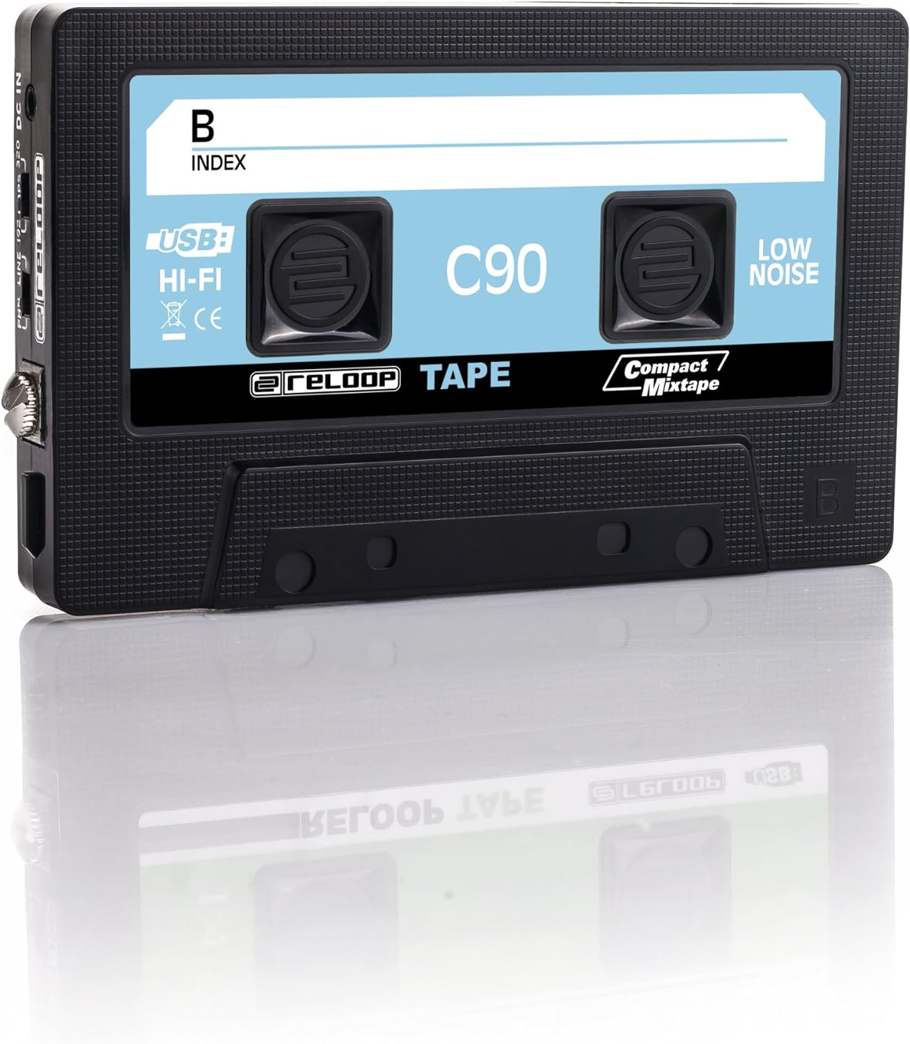 Reloop AMS-TAPE USB Tape Recorder Retro Cassette Look