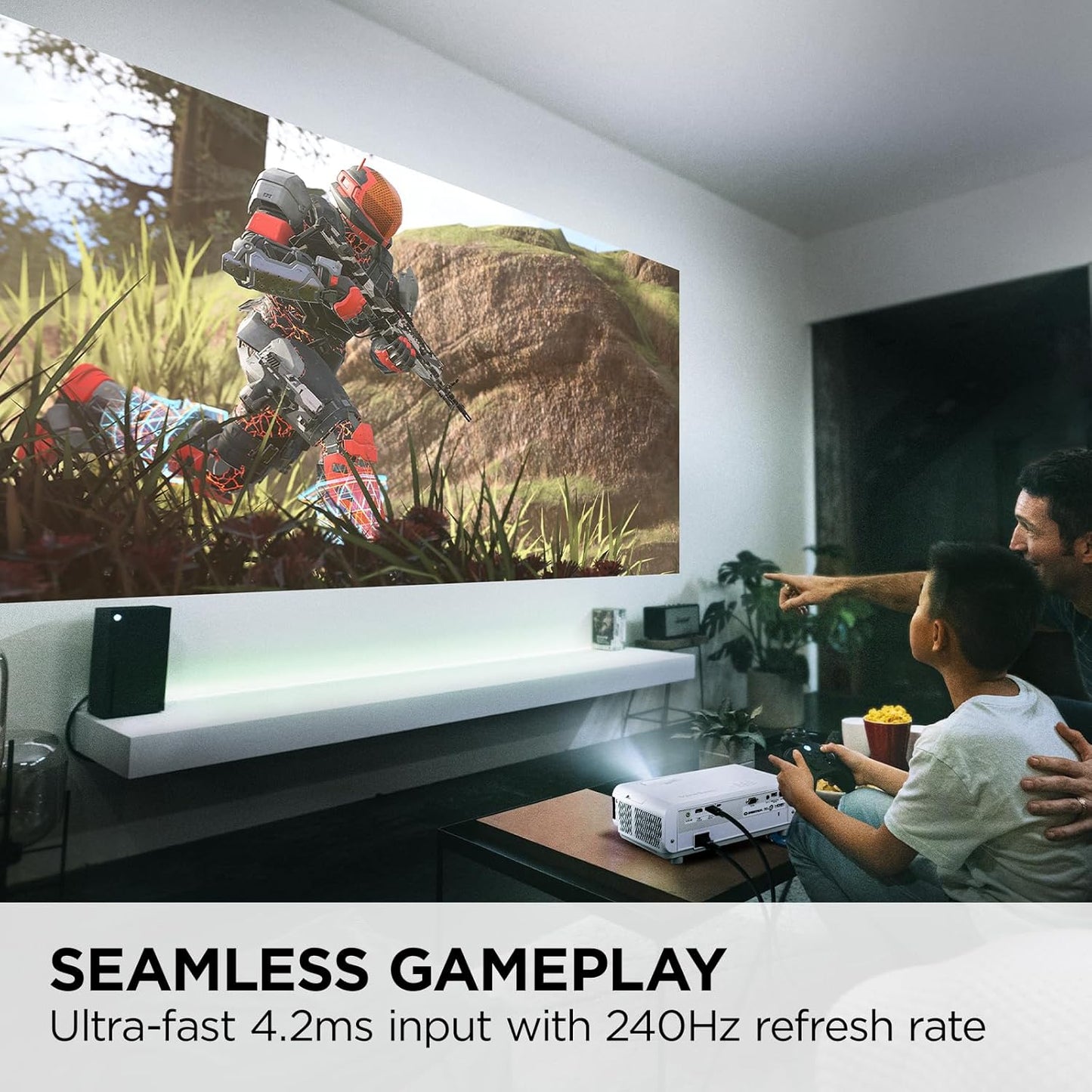ViewSonic PX749-4K UHD 4K Gaming Projector Xbox Compatible