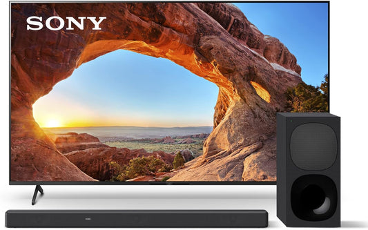 Sony X85J 55" 4K Ultra HD Smart Google TV Bundle