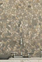 MSI SMOT-PEB Stone Sliced Pebble Ash Tumbled Tile