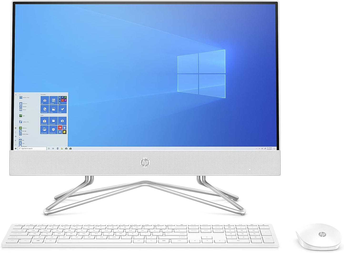 HP 22-dd0110 21.5" All-in-One Desktop - Athlon, 4GB RAM, 128GB SSD