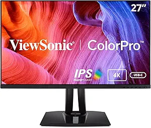 ViewSonic VP2756-4K-CR 27" 4K IPS Monitor USB-C (Renewed)