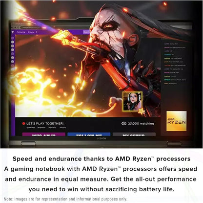 Lenovo Legion 5 Gen 8 Gaming Laptop Ryzen 9 RTX 4070