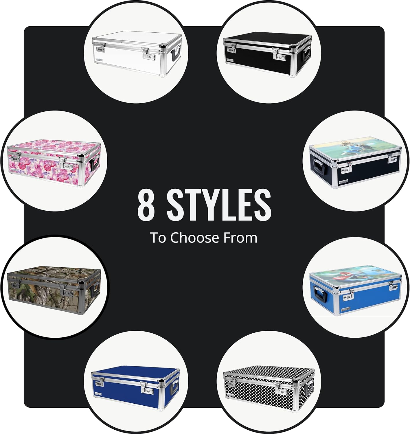 Vaultz VZ00323 Combination Lock Box for Laptop Cash and Medicine