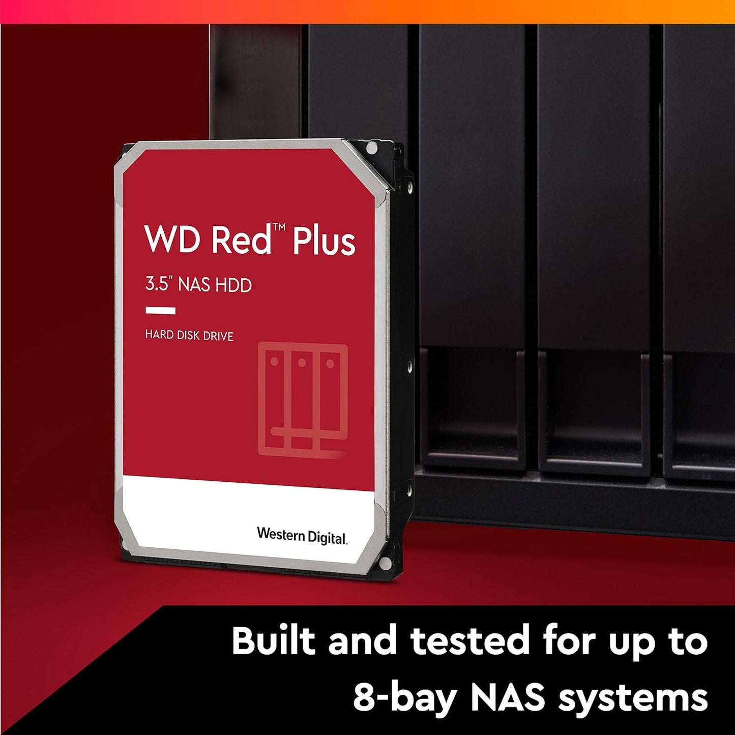 Western Digital WD40EFRX 4TB Red Plus NAS HDD