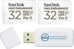SanDisk SDSQQVR-032G-GN6IA 32GB MAX Endurance MicroSD Card 2-Pack