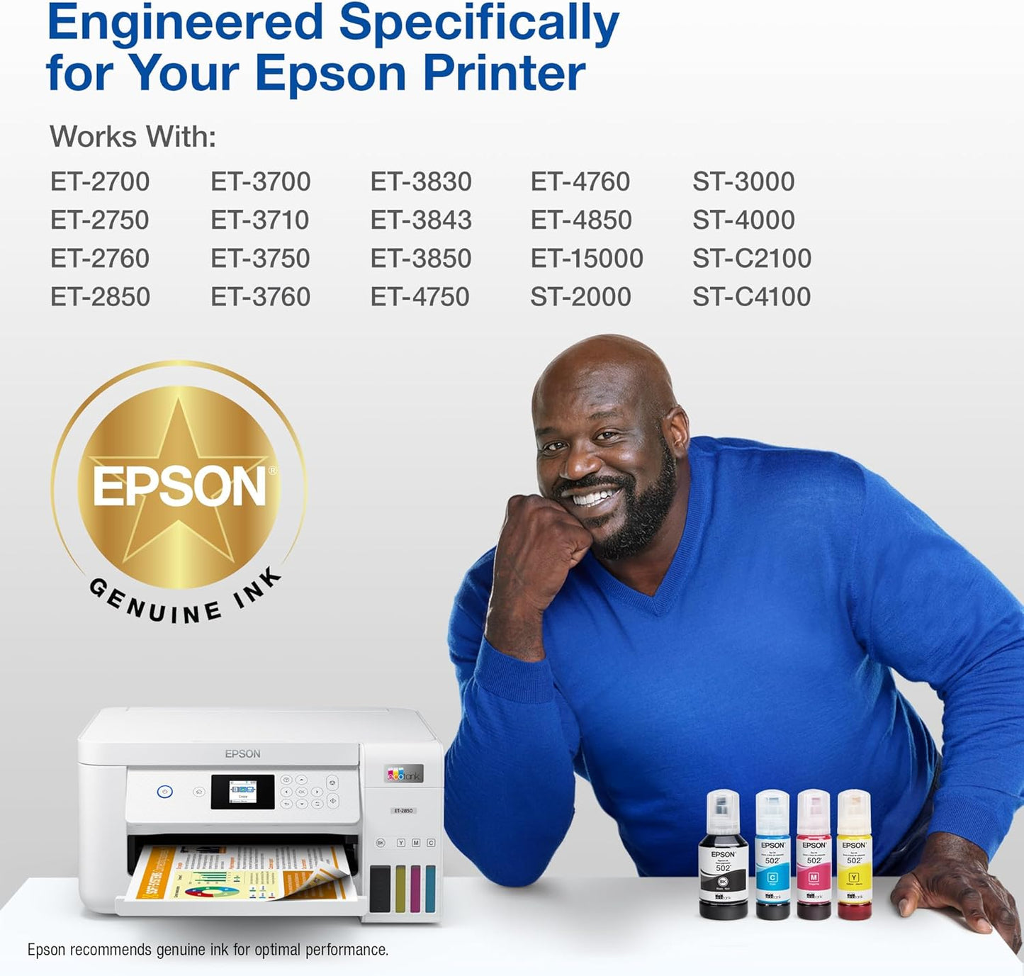 Epson T502520-S 502 EcoTank Ink Color Combo Pack