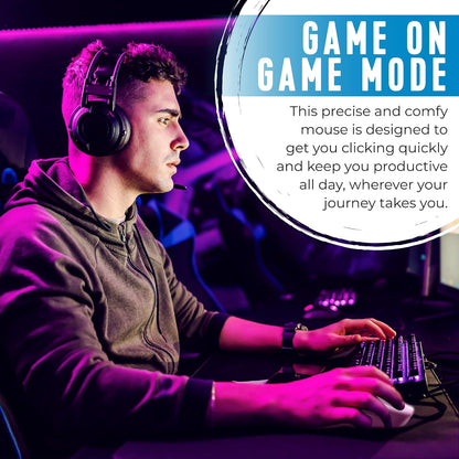 HP M160 Wired Gaming Mouse with LED Lighting