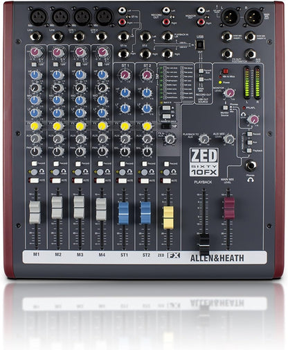 Allen & Heath AH-ZED60-10FX 10-Channel Audio Mixer