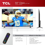 TCL 50S450R 50-Inch 4K Roku Smart LED TV