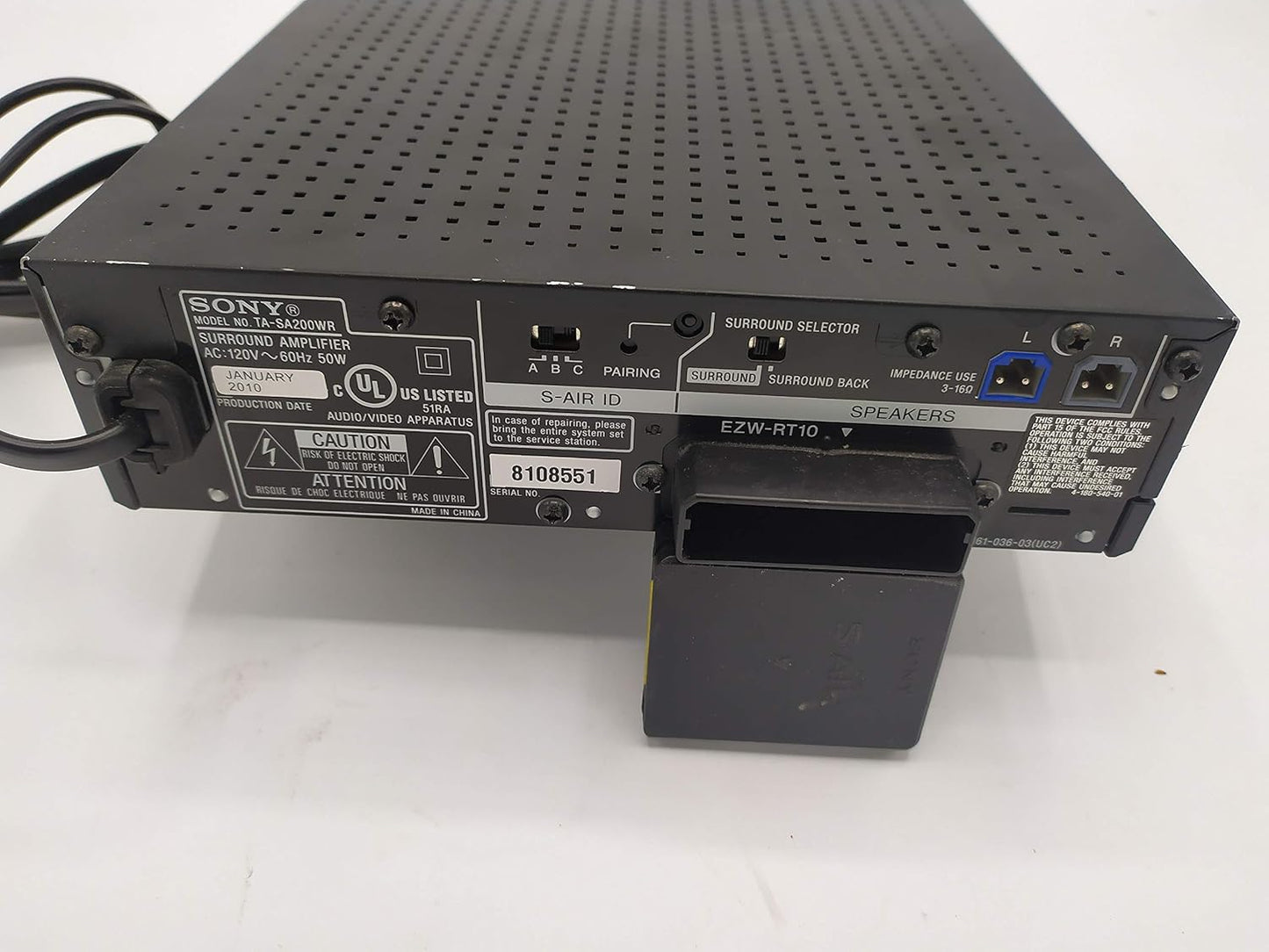 Sony TA-SA200WR Wireless S-Air Surround Amplifier