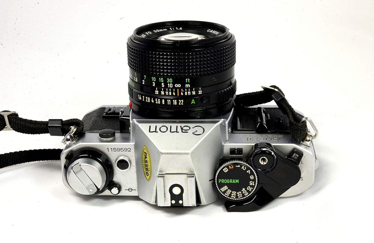 Canon AE-1 Program 35mm Film Camera w/ 50mm Lens