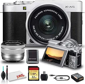 Fujifilm 16568896 X-A5 Mirrorless Camera 15-45mm Kit — main product image