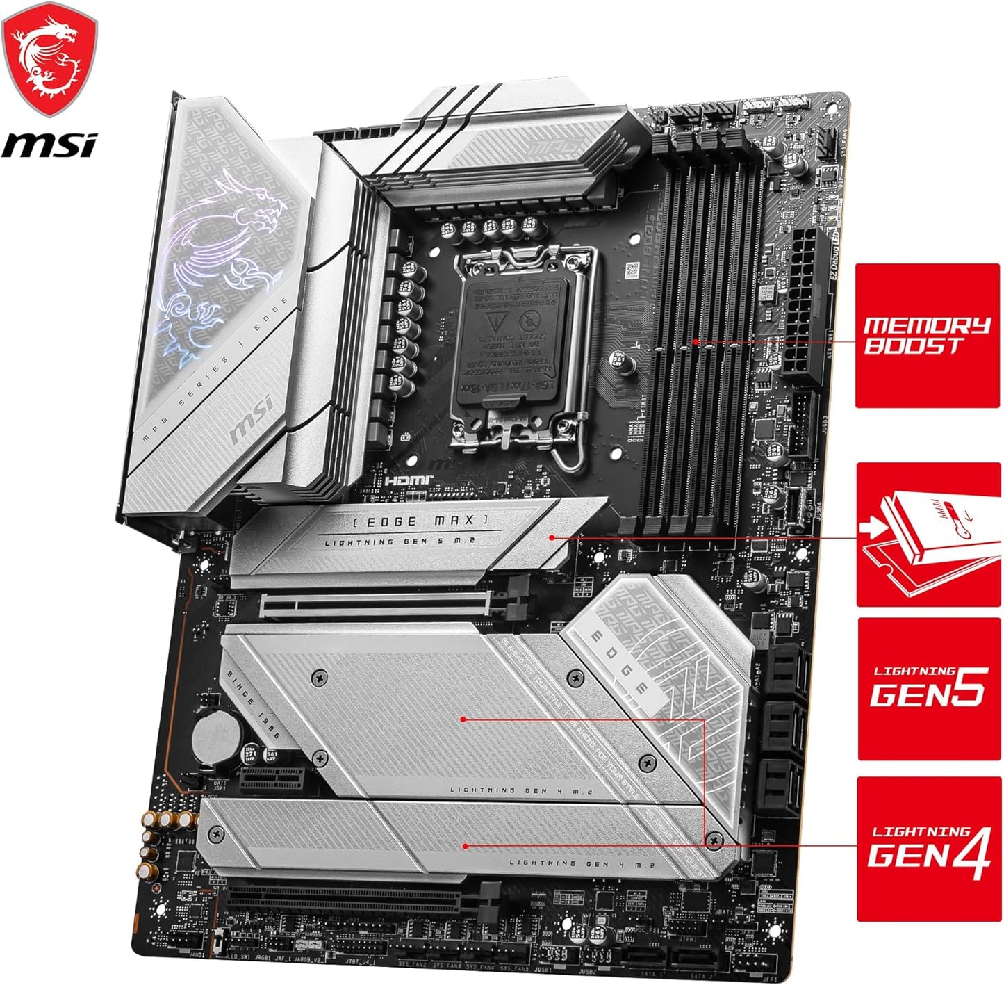 MSI MPG Z790 Edge TI MAX WiFi DDR5 ATX Motherboard