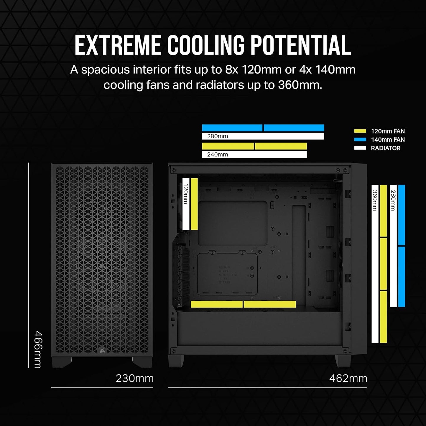 Corsair CC-9011251-WW 3000D Airflow Mid-Tower PC Case