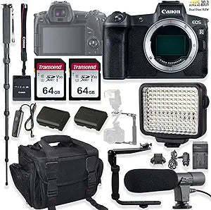 Canon EOS R Mirrorless Camera Bundle Accessories Renewed
