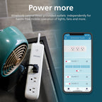 Philips SPC9034WB/37 Smart Wi-Fi Surge Protector Power Strip