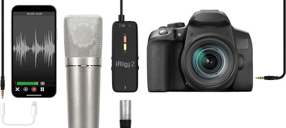 IK Multimedia IP-IRIG-PRE2-IN Microphone Preamp Interface