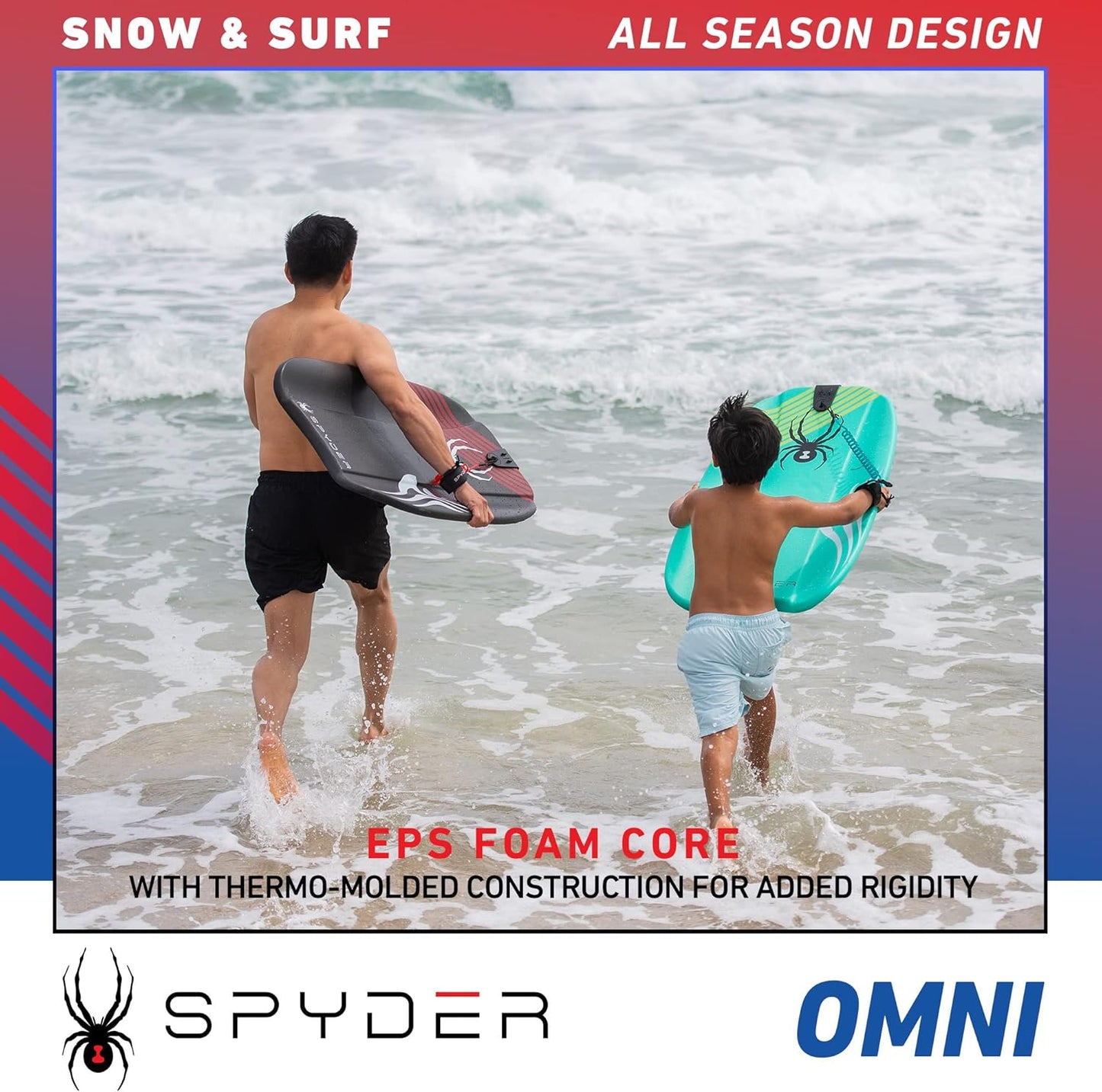 Spyder Omni and Shredder Snow Sled Thermo Molded Foam