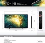 Sony X750H 65-inch 4K Ultra HD LED TV - Renewed
