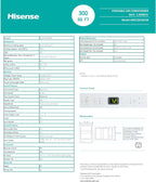 Hisense AP0722CW1W 7000 BTU Portable Air Conditioner (Renewed)