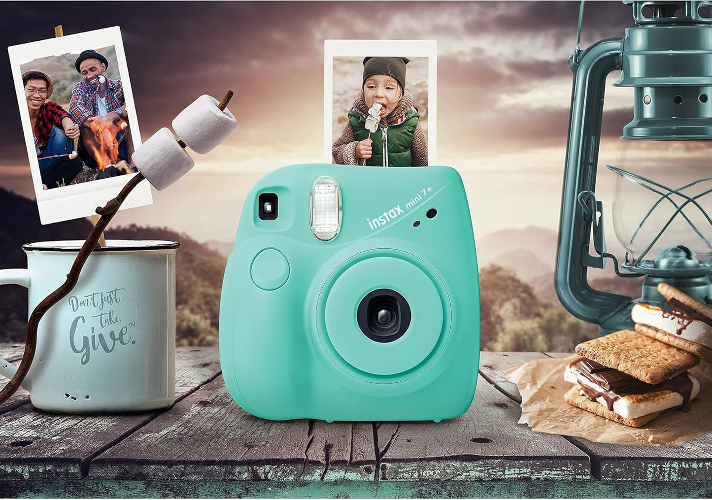 Fujifilm Instax Mini 7+ Instant Camera (Renewed)