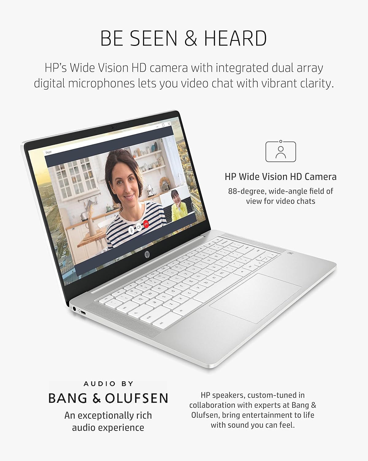 HP 14a-na0021nr Chromebook 14" HD Laptop - Intel Celeron