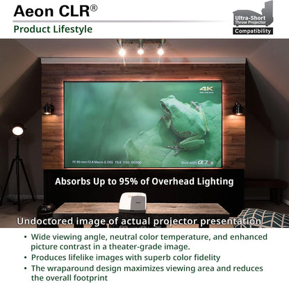 Elite Screens AR123H-CLR-X Aeon CLR Ultra-Short Throw Projector Screen