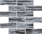 MSI AMZ-MD-00334-SAM Verde Glass Subway Tile Sample