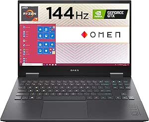 HP 2L1F4AV-25559-R OMEN 15 RTX 3060 Gaming Laptop (Renewed)