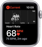 Apple Watch Series SE GPS 44mm Silver Aluminum (Renewed)