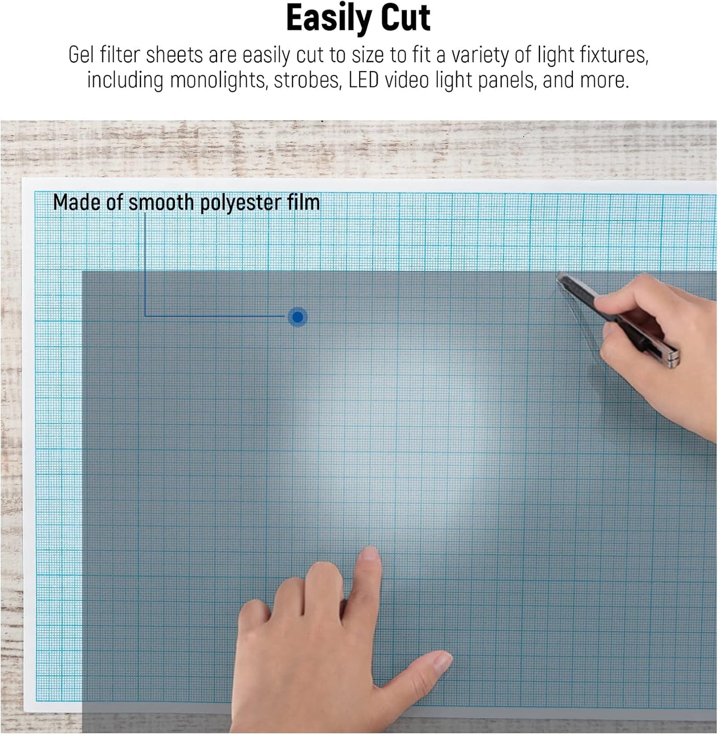 Neewer FL-20: ND Gel Filter Set for Studio Lighting