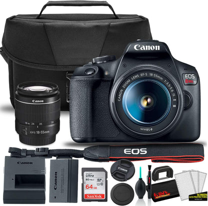 Canon 2727C002 EOS Rebel T7 DSLR Kit (Renewed) - 18-55mm Lens