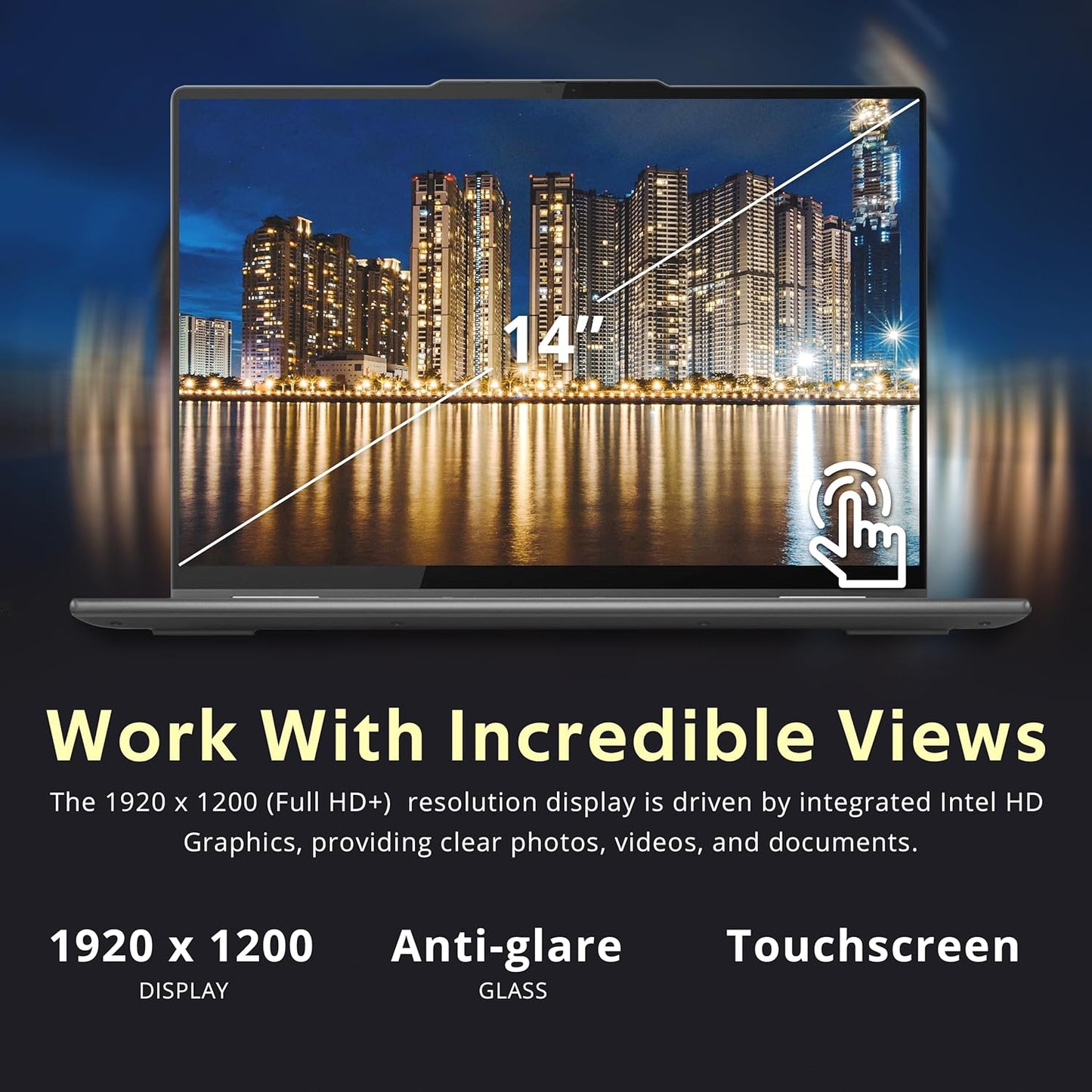 Lenovo Yoga 7i 14" 2K Touch 2-in-1 Laptop