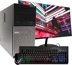 Dell 7010 OptiPlex Desktop i5 16GB 500SSD + 1TB Renewed
