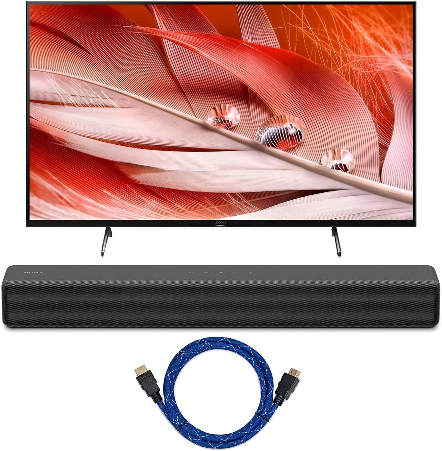 Sony BRAVIA XR 50-Inch 4K TV Bundle - Full Array LED, Soundbar