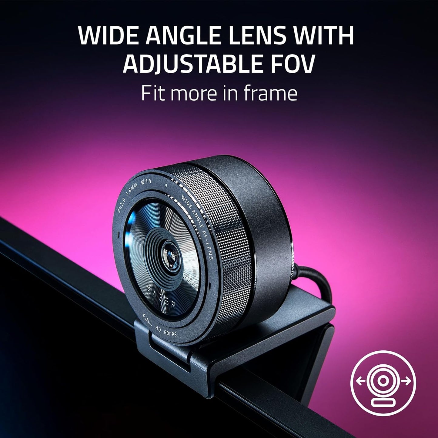 Razer Kiyo Pro Webcam: 1080p 60FPS, Adaptive Light Sensor