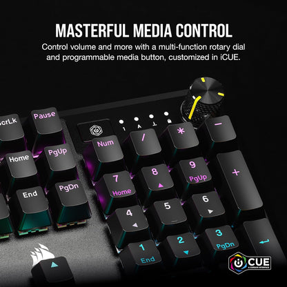 Corsair CH-910971E-NA K70 CORE RGB Red Linear Mechanical Keyboard